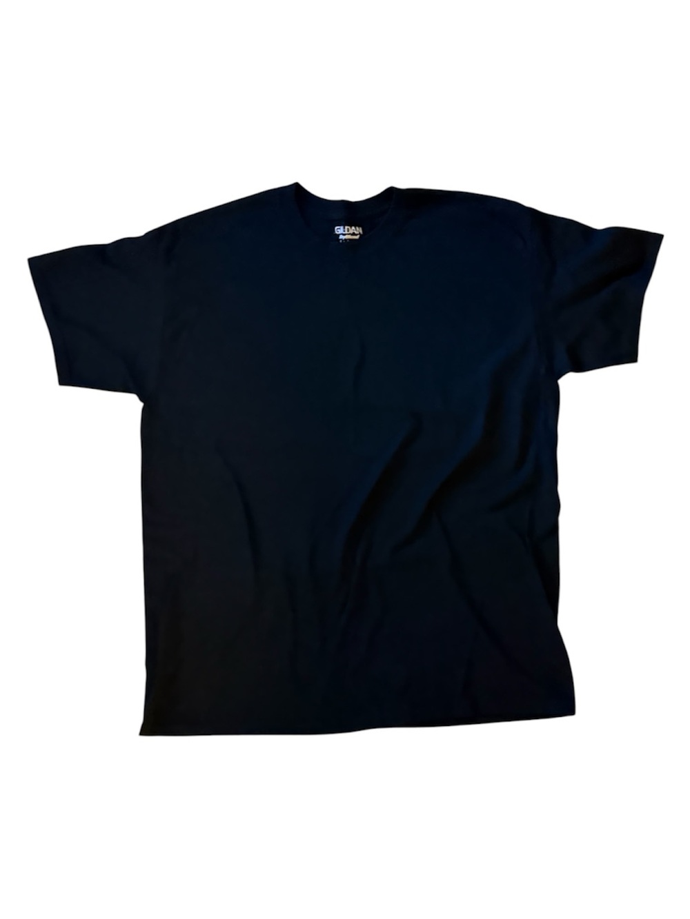 Gildan DryBlend Black Crewneck T-Shirt Size L Activewear Staple